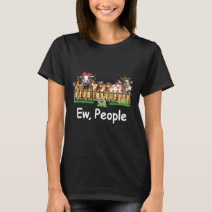 Bah Mens Vaars Koe Kip Schaap Varken Boer T-shirt