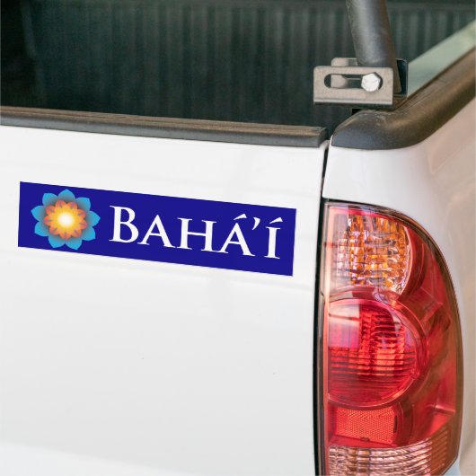Bahá'í Bumpersticker (Op Truck)