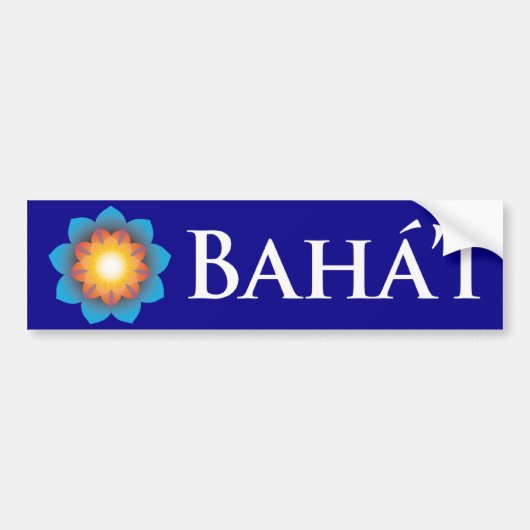 Bahá'í Bumpersticker (Voorkant)
