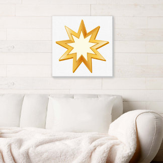 Baha'i Canvas kunst aan de muur