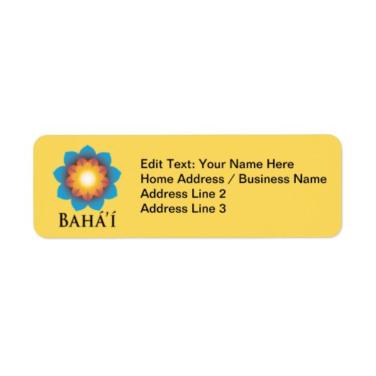 Bahá'í Etiket (Voorkant)