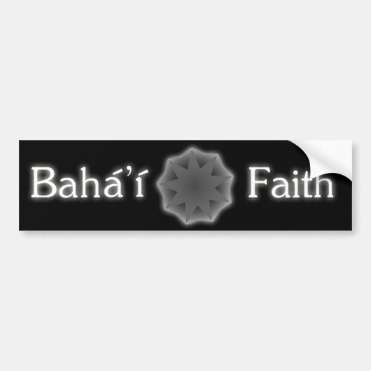 Baha'i Faith Bumpersticker (Voorkant)