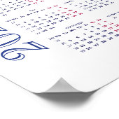 Bahai Gardens, Acre. Israel. Calendar 2022 Poster (Coin)