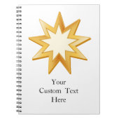 Baha'i Journal 6,5" x 8,75" Notitieboek (Voorkant)