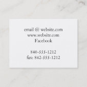 Baha'i Mighty 3,5 pouces x 2,5 pouces Carte de vis (Dos)