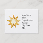 Baha'i Mighty 3,5 pouces x 2,5 pouces Carte de vis (Devant)