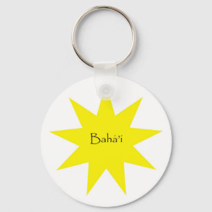 Baha'i ster sleutelhanger