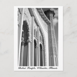 Bahai Temple, Wilmette, Illinois Briefkaart