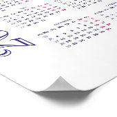 Bahá'í-tuin, Haifa (foto 2013), Israël Poster (Hoek)