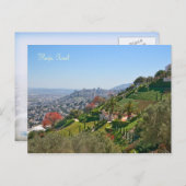 Bahá'í Tuinen van Haifa, Israël Briefkaart (Voorkant / Achterkant)