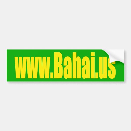 Bahai.us Bumpersticker (Voorkant)
