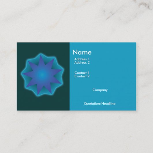 Baha'i-visitekaartje Visitekaartje (Voorkant)