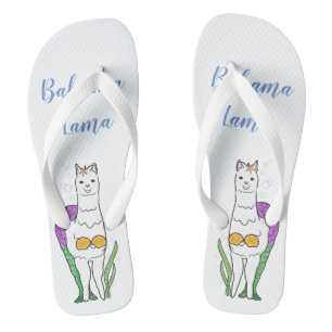 Bahama Llama Mermaid Teenslippers