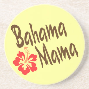 Bahama mama met hibiscus zandsteen onderzetter