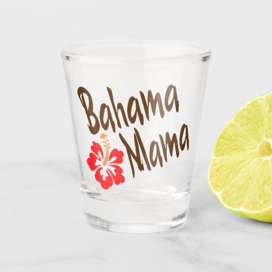 Bahama Mama Shot Glas (Voorkant)