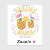 Bahama Mama Vakantie Bahama's Sticker Cruise (Vel)