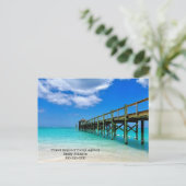 Bahama Pier Reisbureau Briefkaart (Staand voorkant)