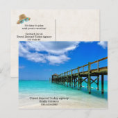 Bahama Pier Reisbureau Briefkaart (Voorkant / Achterkant)
