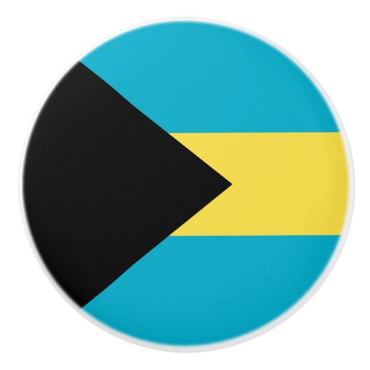 Bahama-vlag Keramische Knop (Voorkant)