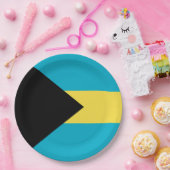 Bahama-vlag Papieren Bordje (Feest)