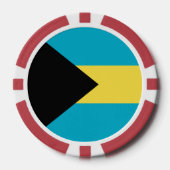 Bahama-vlag Poker Chips (Voorkant)