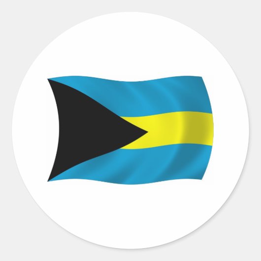Bahama Vlag Sticker (Voorkant)