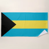 Bahama-vlag Strandlaken (Voorkant)