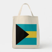 Bahama-vlag Tote Bag (Achterkant)