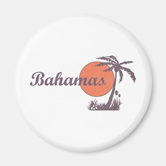 Bahama Worn Retro Magneet (Voorkant)