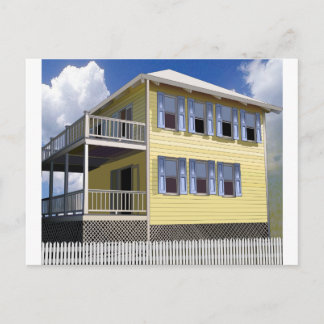 Bahamaans huis briefkaart