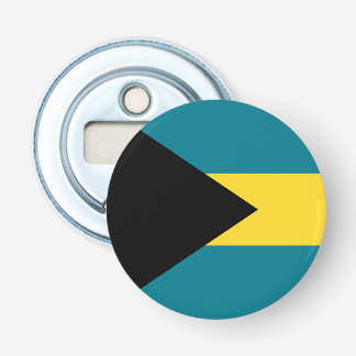 Bahamaans Vlag Souvenir Button Flesopener