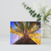 Bahamaanse boom briefkaart (Staand voorkant)