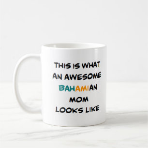Bahamaanse moeder, geweldig koffiemok