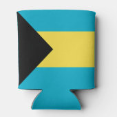 Bahamaanse vlag blikjeskoeler (Achterkant)