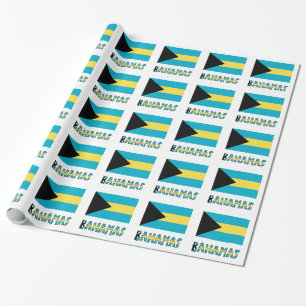 Bahamaanse Vlag en Bahama's Geschenk voor elke gel Cadeaupapier