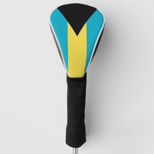 Bahamaanse vlag golfheadcover (Voorkant)