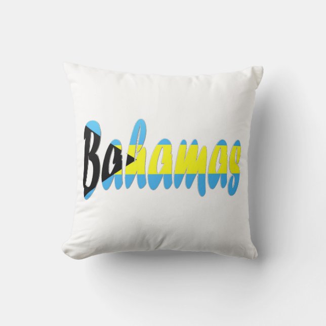 Bahamaanse vlag kussen (Voorkant)