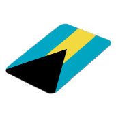 Bahamaanse vlag magneet (Linkerzijde)