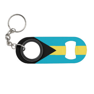 Bahamaanse vlag mini flessenopener