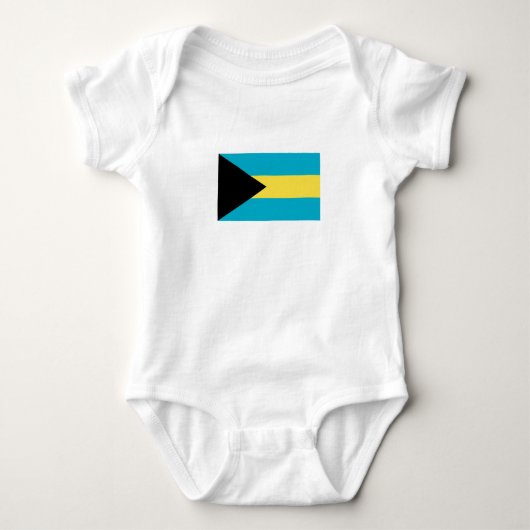 Bahamaanse vlag romper (Voorkant)
