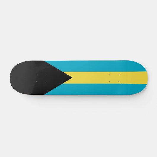 Bahamaanse vlag skateboard (Horizontaal)