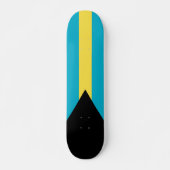 Bahamaanse vlag skateboard (Voorkant)