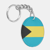 Bahamaanse vlag sleutelhanger (Voorkant Links)