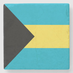 Bahamaanse vlag stenen onderzetter