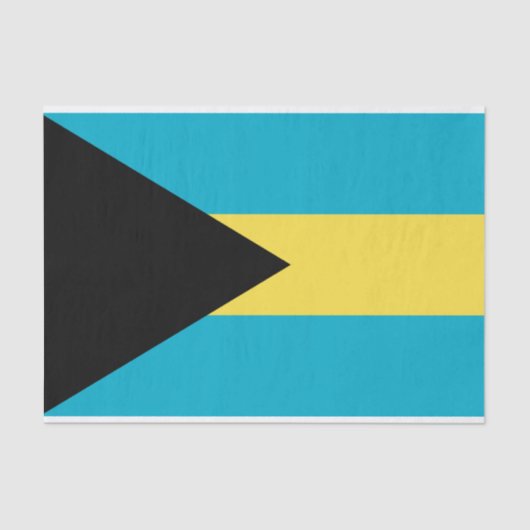 Bahamaanse vlag tissuepapier (Voorkant)