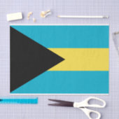 Bahamaanse vlag tissuepapier (Craft)