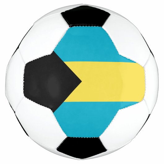 Bahamaanse vlag voetbal (Voorkant)