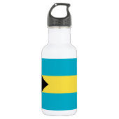 Bahamaanse vlag waterfles (Voorkant)