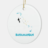 BAHAMANIAN MAP KERAMISCH ORNAMENT (Links)