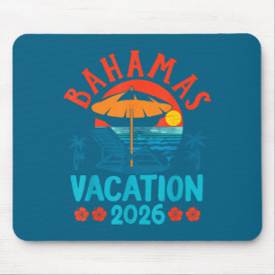 Bahama's 2026 Gezondheidsvakantie Strand Zomerstem Muismat